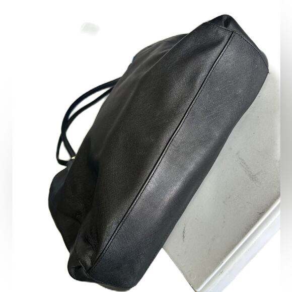 Coach Black Leather Tote Bag - Picture 6 of 11